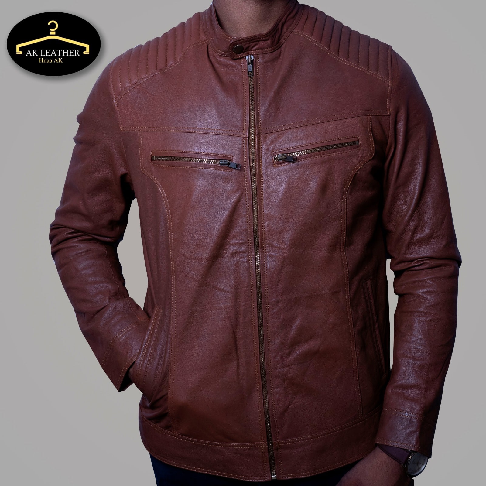 Allure of the Brown Leather Motorcycle Jacket