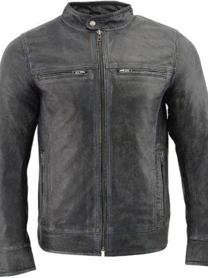 Black-cafe-racer-leather- jacket