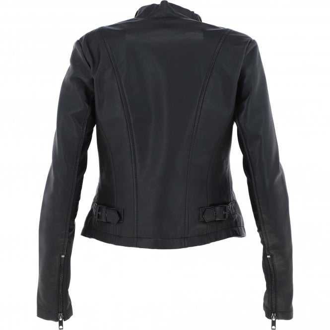 Black Water Fall Style Jacket for Women